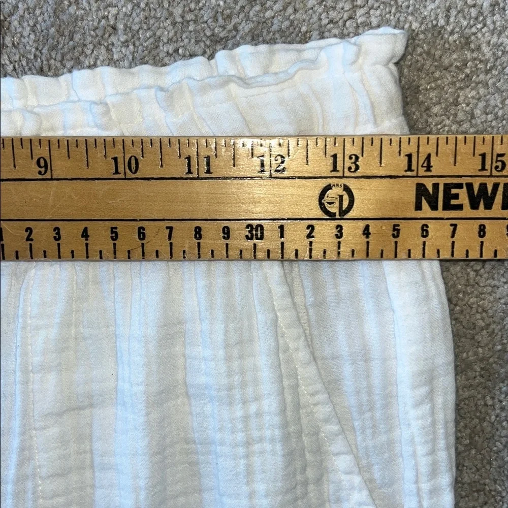 Rails White White Breezy Double Gauze Pants size XS - Picture 11 of 12